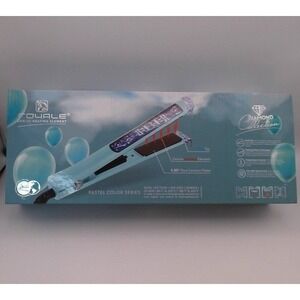 Royale Diamond Collection Genius Heating Element Flat Iron (Tiffany blue), BNIB